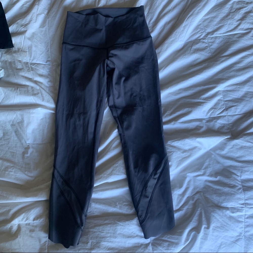 Fold over light purple lululemon
